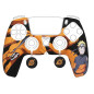 Kit de protection en silicone pour manette Kxlicences Dualsense Naruto Orange