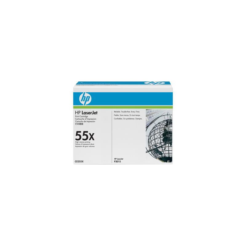 HP (CE255XD) No 55X HP55X HP 55X Dual Pack Black Schwarz Cartridge (CE255XD)