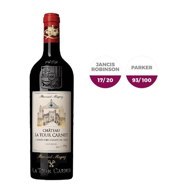 Château La Tour Carnet 2016 Haut-Médoc Grand Cru Classé Vin Rouge de Bordeaux