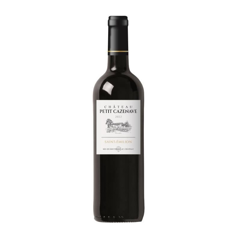 Château Petit Cazenave 2022 Saint-Emilion - Vin rouge de Bordeaux