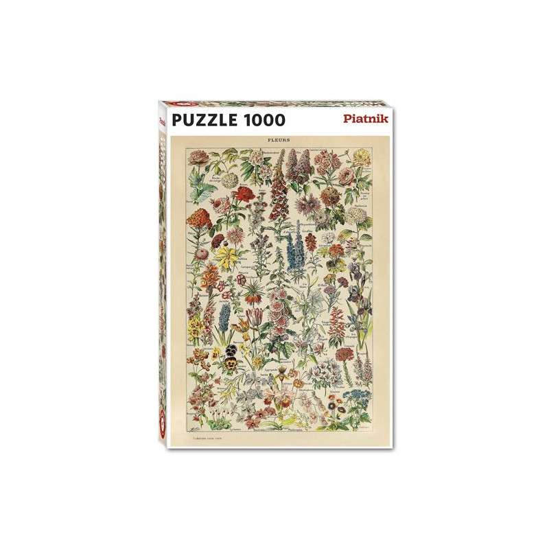 Puzzle 1000 pièces Piatnik Fleurs Millot