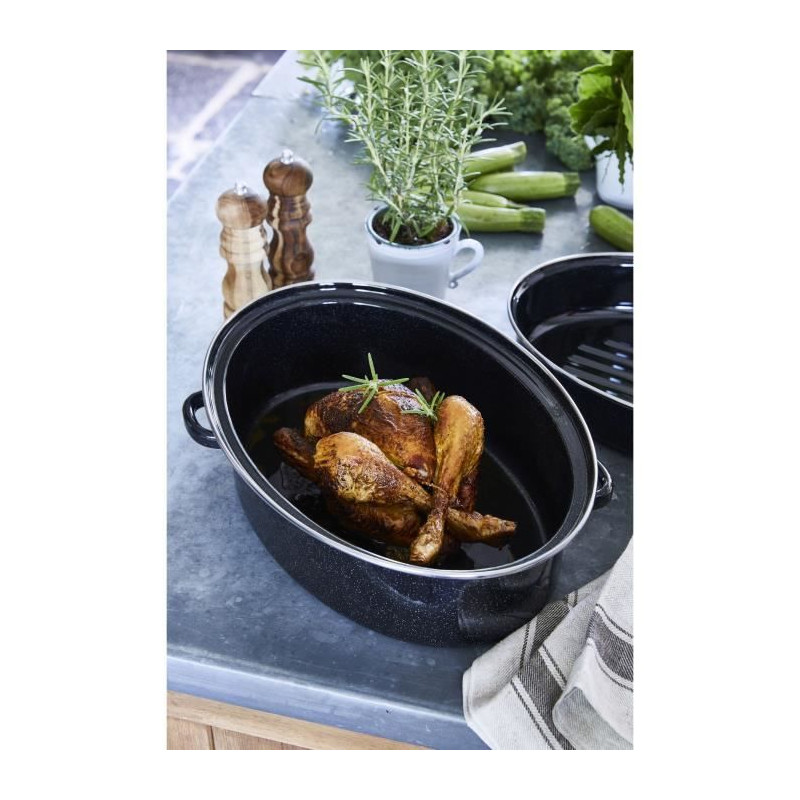 Cocotte roaster 42 cm avec couvercle