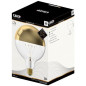 Ampoule LED E27 - CALEX - TOP MIRROR G125 - Filament droit - 4 W - 200 lm - 1800 K - Or