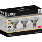 Ampoule LED reflecteur - CALEX - GU10 - 6 W - 400 lm - 3000 K - Intensité variable - Chrome