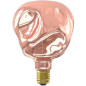 Ampoule LED E27 - CALEX - G125 NEO ORGANIC - Filament flexible - 4 W - 70 lm- 1800 K - Intensité variable - Rose