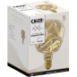 Ampoule LED E27 - CALEX - G125 NEO ORGANIC - Filament flexible - 4 W - 75 lm - 1800 K - Intensité variable - Champagne