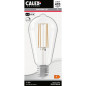 Ampoule LED E27 - CALEX - RUSTIC ST64 - Filament droit - 4,5 W - 470 lm - 2700 K - Intensité variable - Transparent