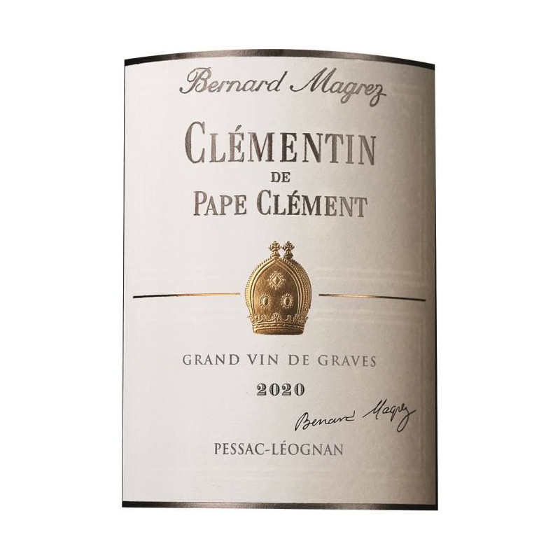 Clémentin de Pape Clément 2020 Pessac-Léognan - Vin Blanc de Bordeaux