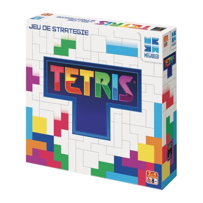 Jeu de société - MEGABLEU - Tetris FR et NL - Célébration des 40 ans avec jeu de stratégie