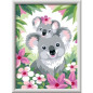 N° d'Art 18x24 cm, Maman koala et son bébé, Loisir créatif, Kit de peinture par numéros, Des 7 ans, 23936, Ravensburger