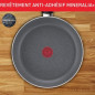 TEFAL Hard Stone Poele 28 cm, Non Induction, Revetement antiadhésif Mineralia +, Sans PFOA, Fabriqué en France D4560632