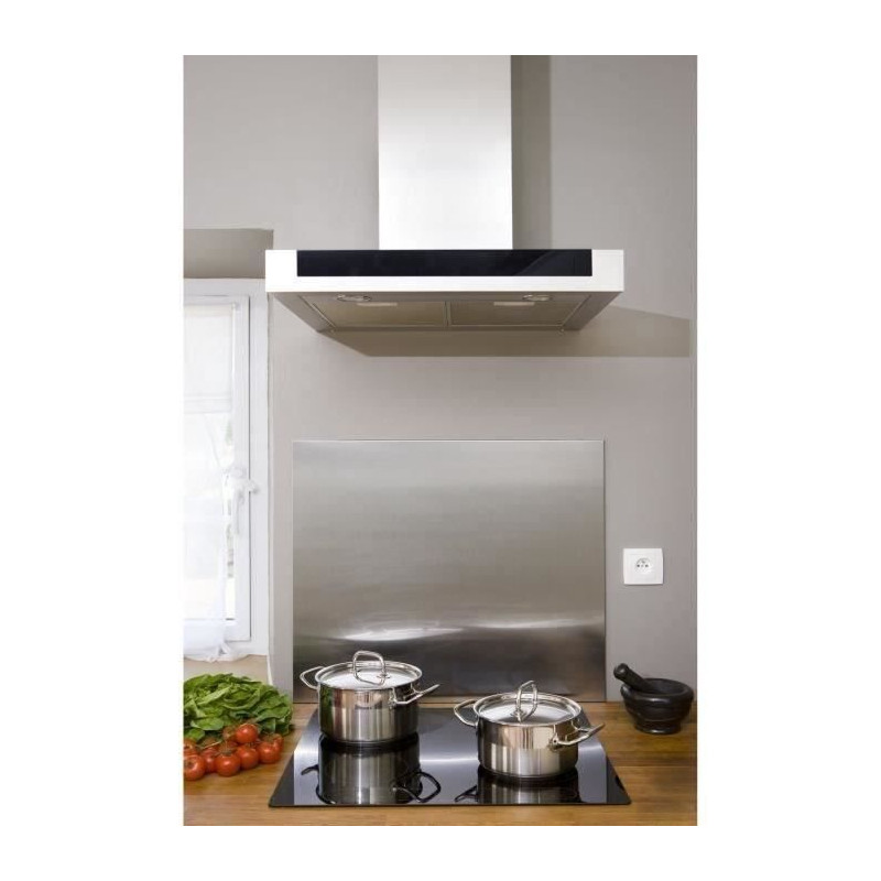 NORDLINGER PRO Fond de hotte - 60x70 cm - Finition Inox