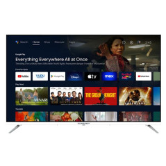 Schneider TV QLED 55" 4k VIDAA Téléviseur  4K - QLED - Androidtv Sans bord - 3xHD SCHNEIDER - GMS55A1GW