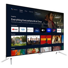 Schneider TV QLED 55" 4k VIDAA Téléviseur  4K - QLED - Androidtv Sans bord - 3xHD SCHNEIDER - GMS55A1GW