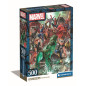 Puzzle 500 pièces Clementoni Compact Marvel The Avengers