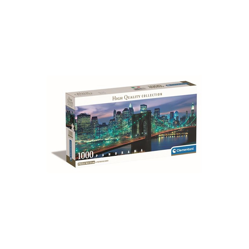 Puzzle Compact 1000 pièces Clementoni Panorama New York