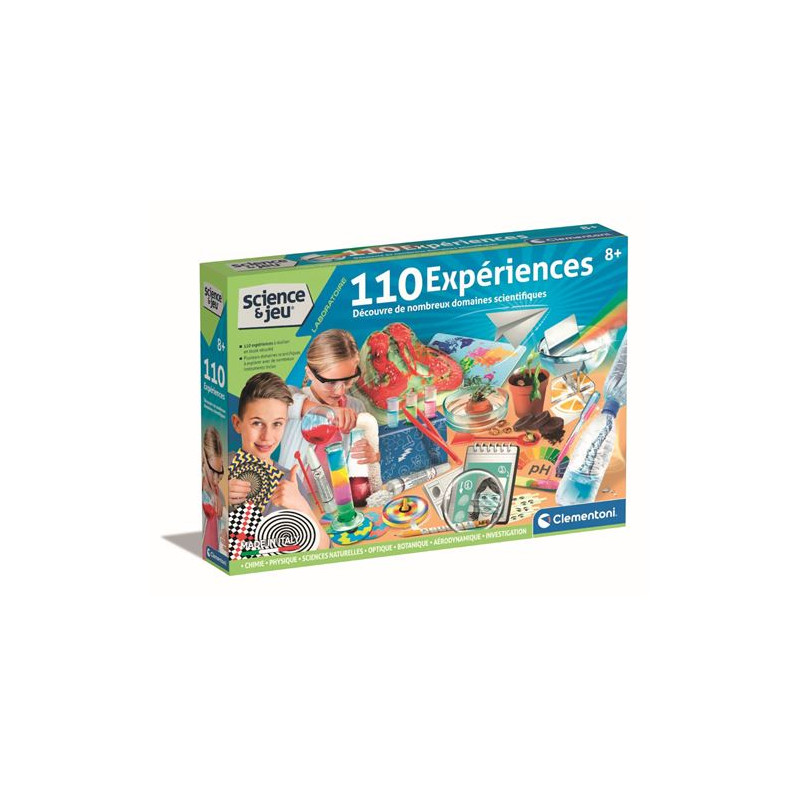 Jeu de sciences et d expérience Clementoni 110 Expériences