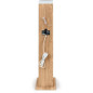 Tour haut-parleur - THOMSON - Blanc/Bois - Bluetooth/CD/USB/SD, 60W, Radio FM, Télécommande, Alim. 230V