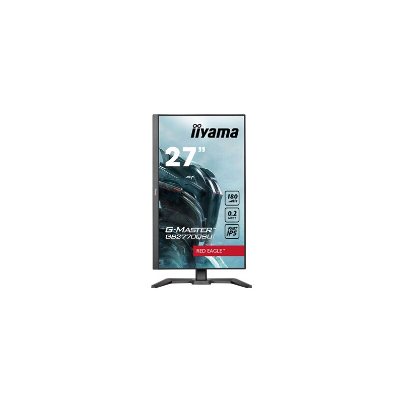 Ecran PC Iiyama GB2770QSU B6 Gaming 27" FAST IPS QHDa180Hz FLC, 0.2MS DP HDMI HUB USB, speakers, HAS