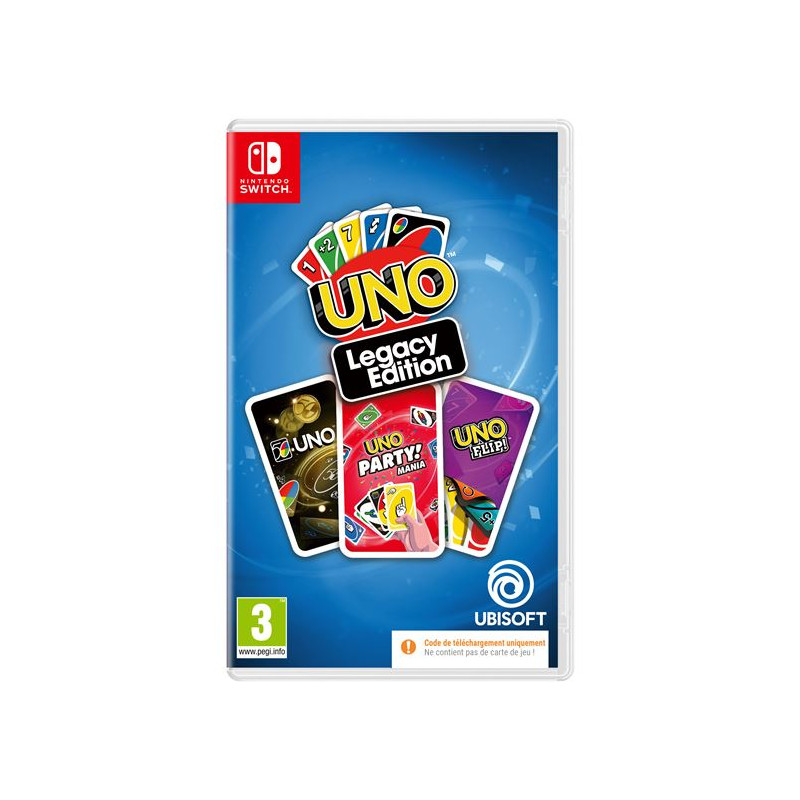 UNO Legacy Code in a box Nintendo Switch