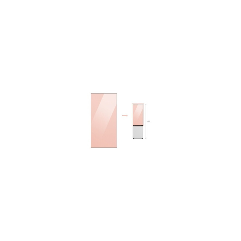 Façade Réfrigérateur et Congélateur Samsung PANNEAU HAUT 203cm CLEAN PEACH RA B23EUT3KGM BESPOKE