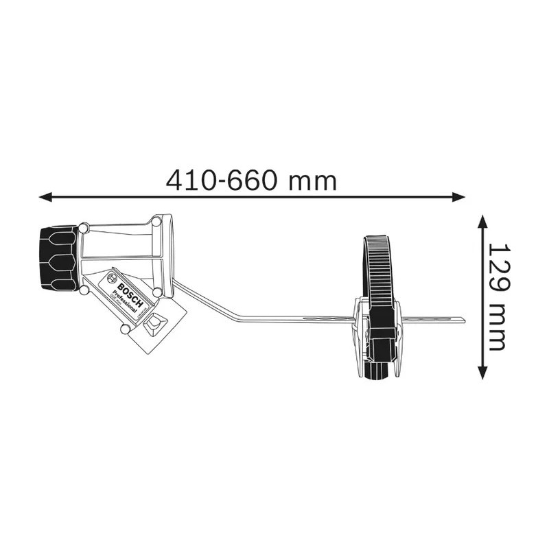 Système d aspiration GDE SDS MAX pour marteaux perforateur BOSCH 1600A001G9