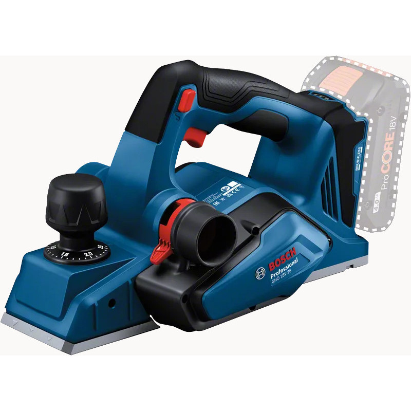 Rabot GHO 18V 26 Professional SOLO en coffret L BOXX Execution BOSCH 06015B5000