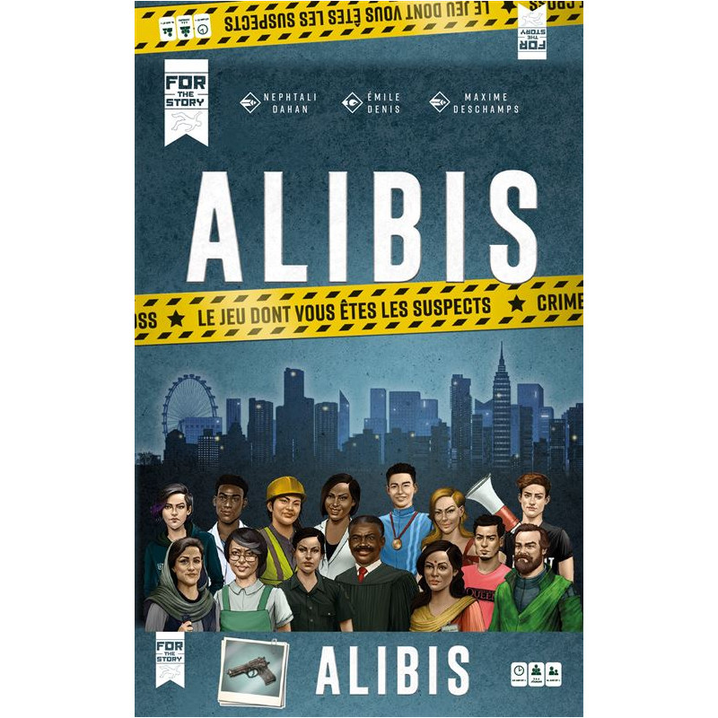 Jeu d’ambiance Respell Alibis Le jeu dont vous êtes les suspects