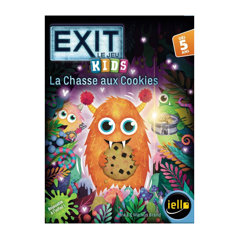 Jeu d escape game Iello Exit Kids 2 La Chasse aux Cookies