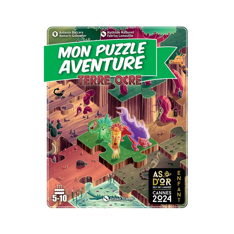 Jeu d enquête Gameflow Mon Puzzle Aventure Voyage en Terre Ocre