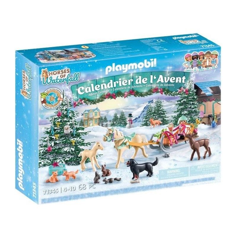 Calendrier de l'Avent PLAYMOBIL - Equestre - La magie de Noël - 24 surprises