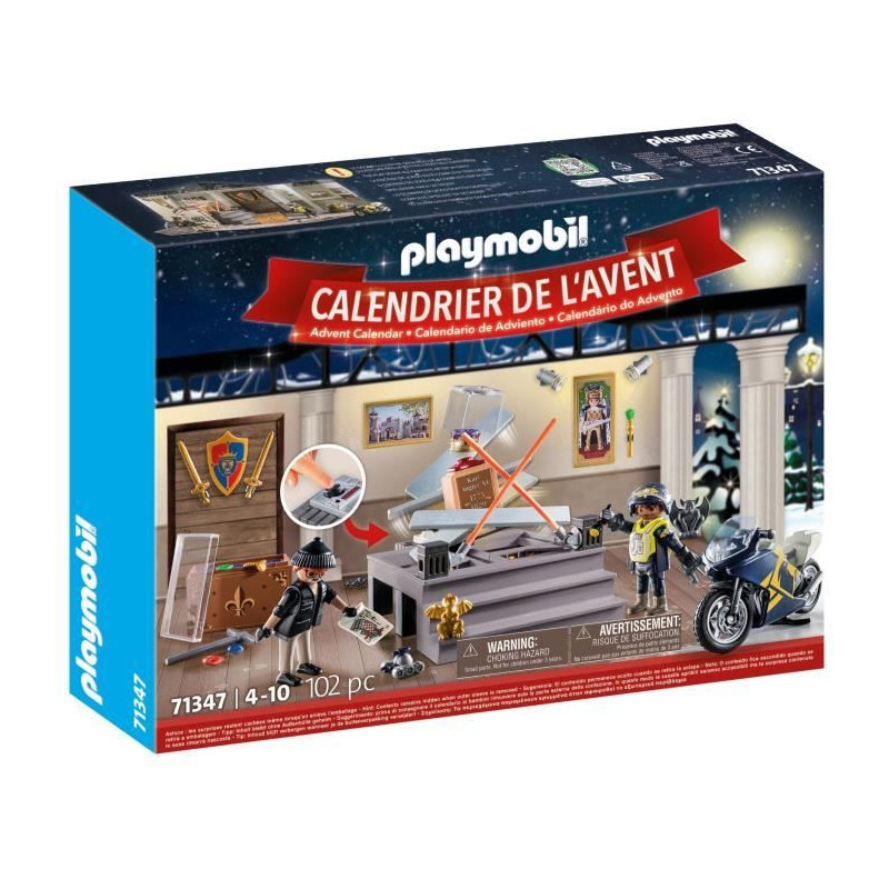 Calendrier de l'Avent PLAYMOBIL - Police - La magie de Noël - 24 cases a ouvrir