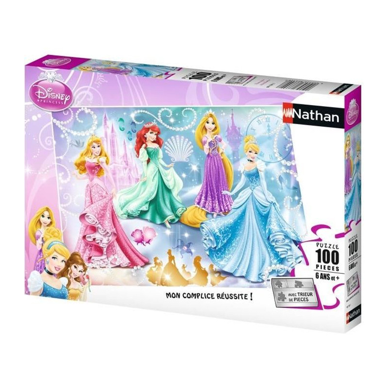 Puzzle 100 p - Princesses étincelantes / Disney Princesses