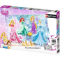 Puzzle 100 p - Princesses étincelantes / Disney Princesses