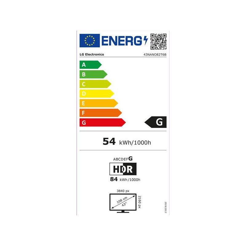 Smart TV LG NanoCell AI NANO82 4K de 43 pouces 2024 LG - 43NANO82T6B