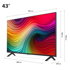 LG Smart TV LG NanoCell AI NANO82 4K de 43 pouces 2024 LG - 43NANO82T6B