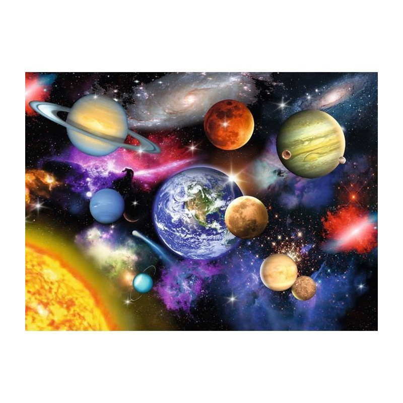 Puzzle Ravensburger 300 pieces XXL - Systeme solaire - Pour enfants des 9 ans