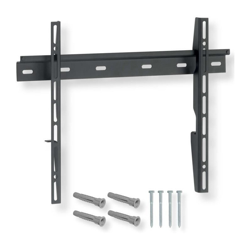 Support Mural TV NANOOK - Ultra Plat - 32-55 Pouces - pour télés LCD et (O)LED - Noir