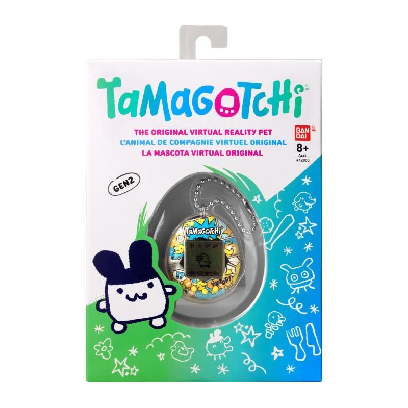 Jouet électronique - BANDAI - Tamagotchi Original Pochitchi Comic Book - 42976, l'original des années 90 est de retour