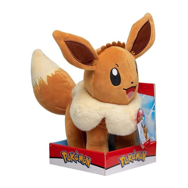 Peluche - BANDAI - Pokémon Evoli - 30 cm, pure douceur et tendresse