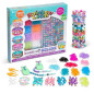 Coffret - BANDAI - Rainbow Loom Beadmoji Deluxe - CD0124, pour faire une multitude de bracelet Rainbow Loom