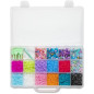 Coffret - BANDAI - Rainbow Loom Beadmoji Deluxe - CD0124, pour faire une multitude de bracelet Rainbow Loom