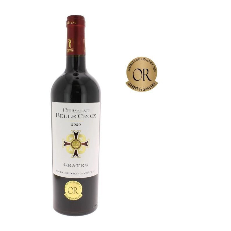 Château Belle Croix 2020 Graves - Vin rouge de Bordeaux