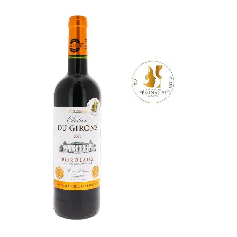 Château Du Girons 2020 Bordeaux - Vin rouge de Bordeaux