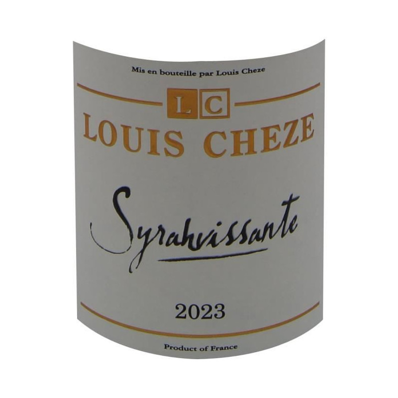 Maison Louis Cheze Cuvée Syrahvissante 2023 Collines Rhodaniennes - Vin rouge de la Vallée du Rhône