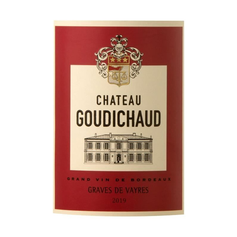 Château Goudichaud 2019 Graves de Vayres - Vin rouge de Bordeaux