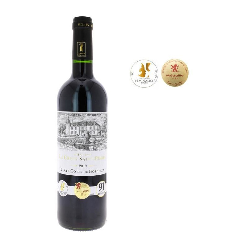 Château La Croix Saint-Pierre 2019 Blaye Côtes de Bordeaux - Vin rouge de Bordeaux