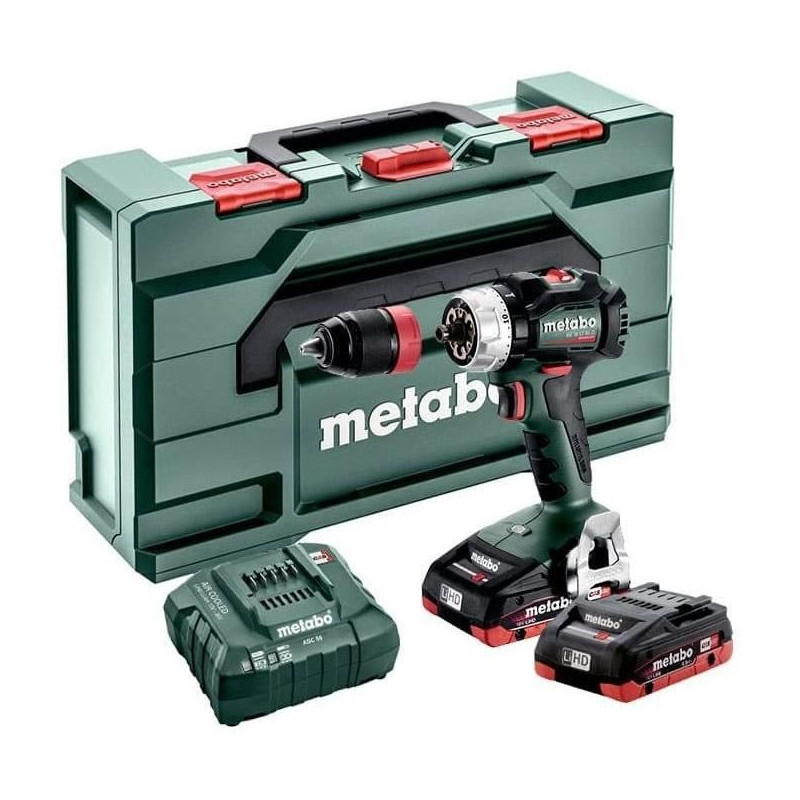 Perceuse visseuse sans fil - METABO - BS 18 LT BL Q - 18 V - MetaBOX 145