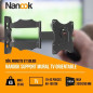 NANOOK Support Mural orientable et inclinable pour téléviseurs 19-43 Pouces - Support Mural pour téléviseurs LCD, LED, QLED