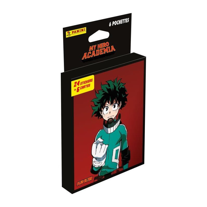 Blister 6 pochettes - PANINI - My Hero Academia - Stickers et cartes